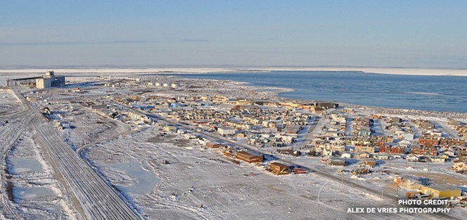 An aerial view of Churchill from a distance by AlexDeVries